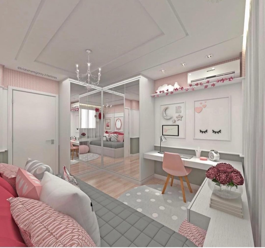 Современная комната для девочки
