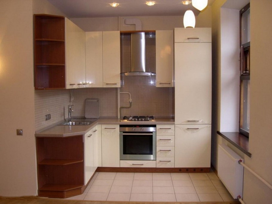 Кухни встроенные угловые