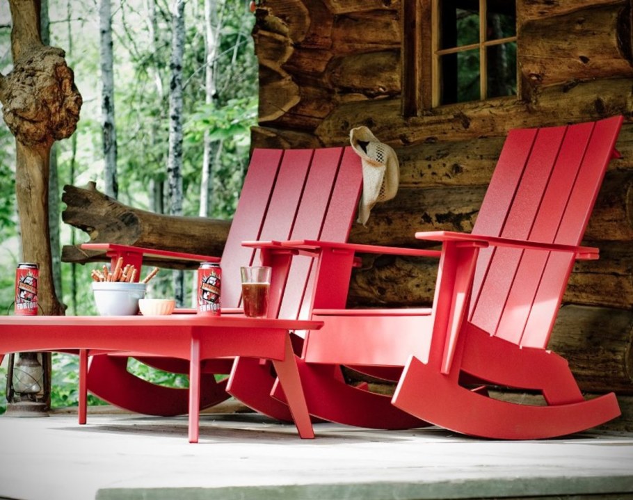 Адирондак скамейка