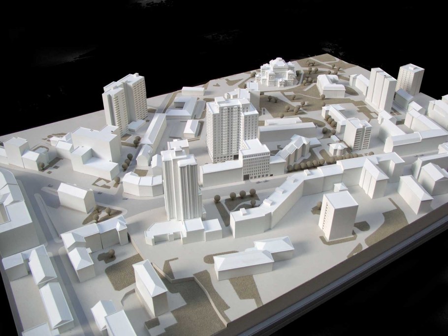 Макет из пенопласта