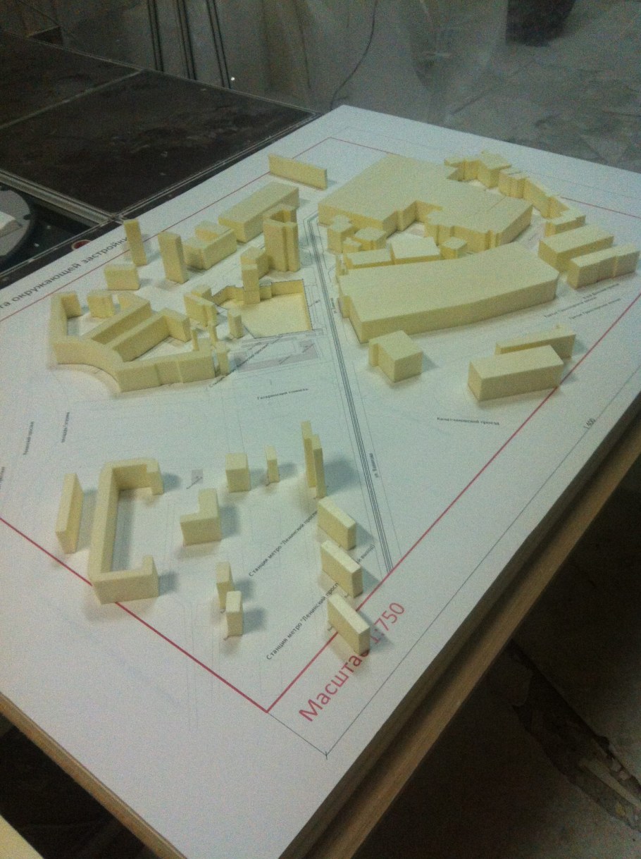 Макеты из пенополистирола