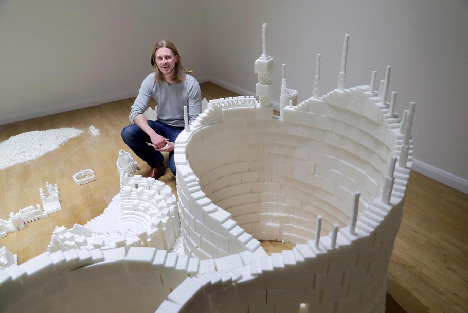 Крепость из пенопласта