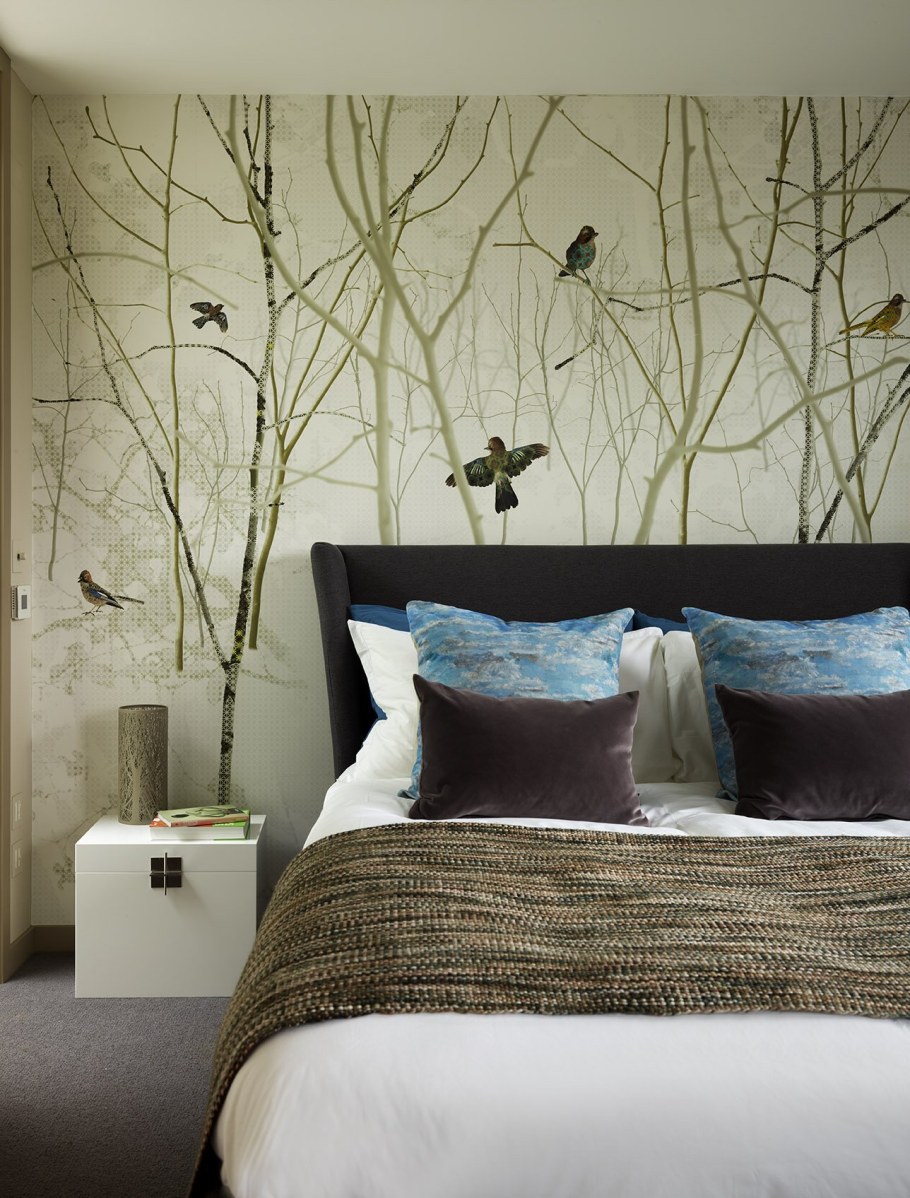 Современный декор спальни