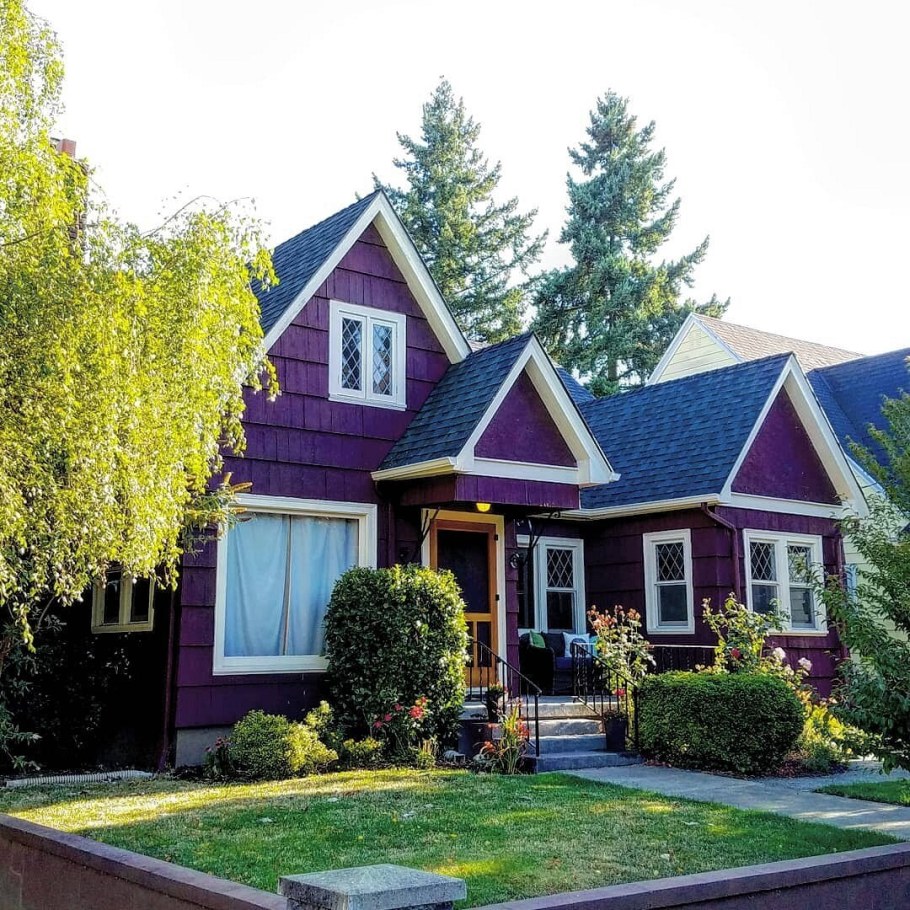 Красиво покрашенный дом