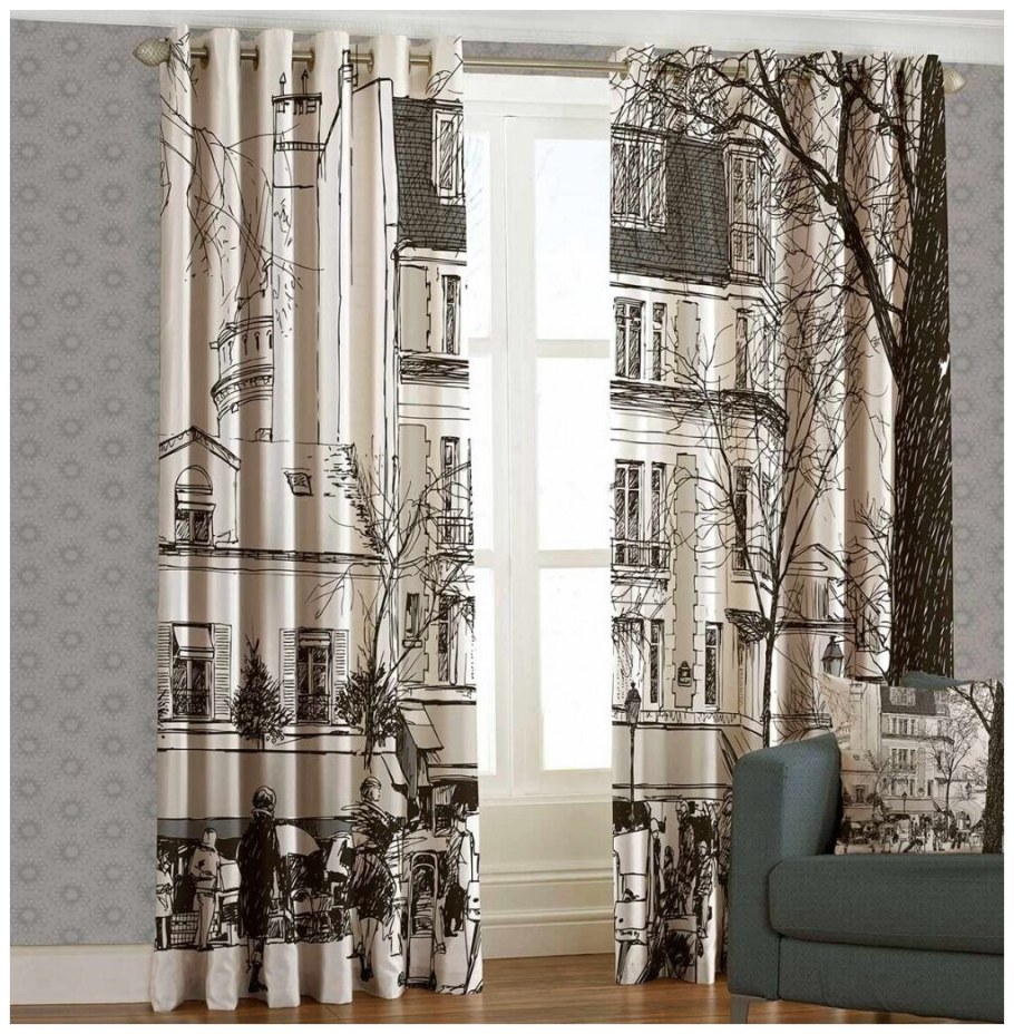 Шторы блэкаут лофт