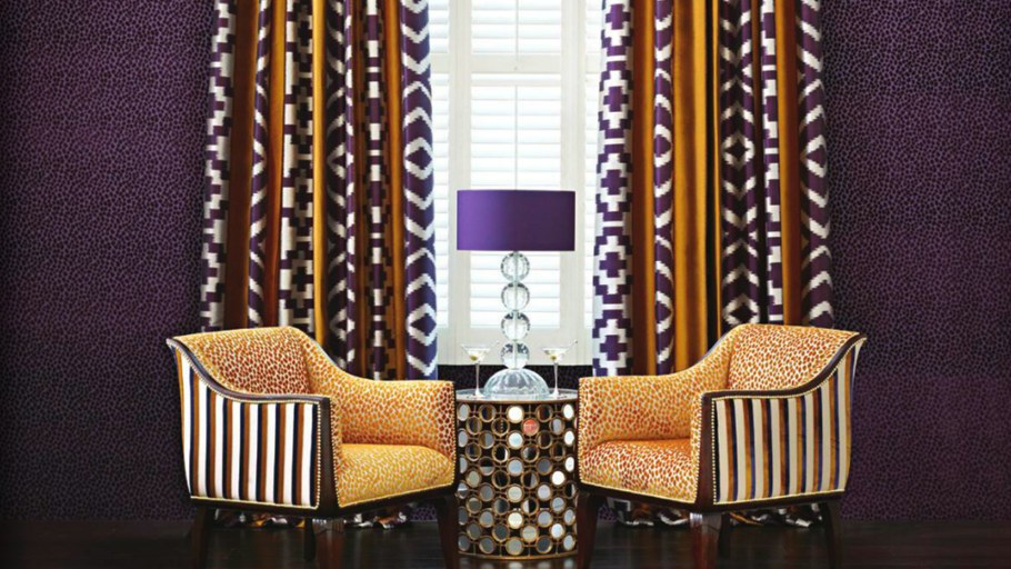 Шторы в африканском стиле