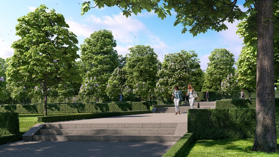 Аллея Космонавтов на ВДНХ каштаны