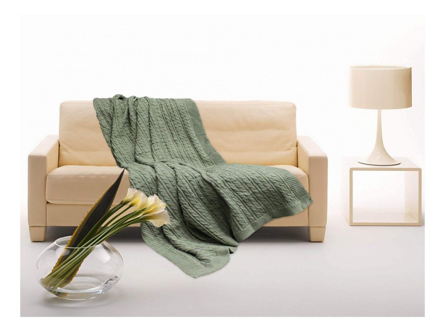 Зеленый плед