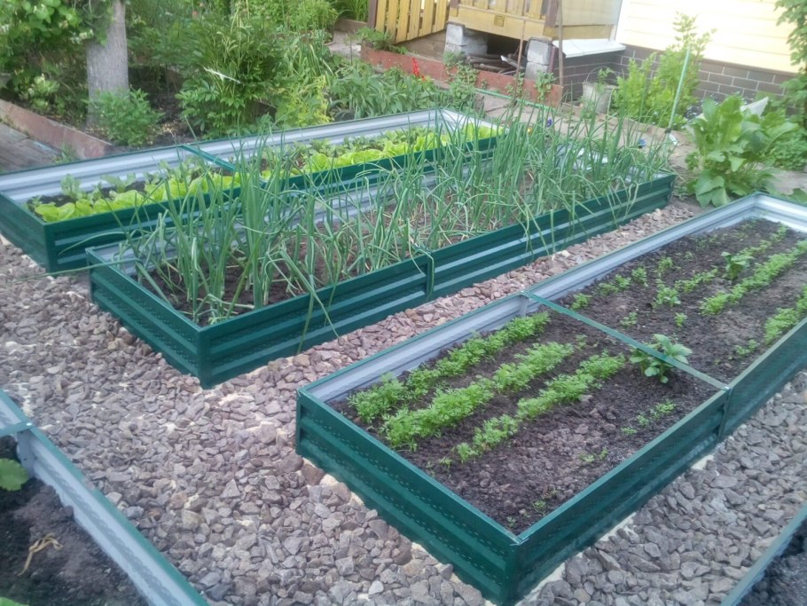 Грядка оцинкованная 0,65м х 2,0м х 0,2м комплект