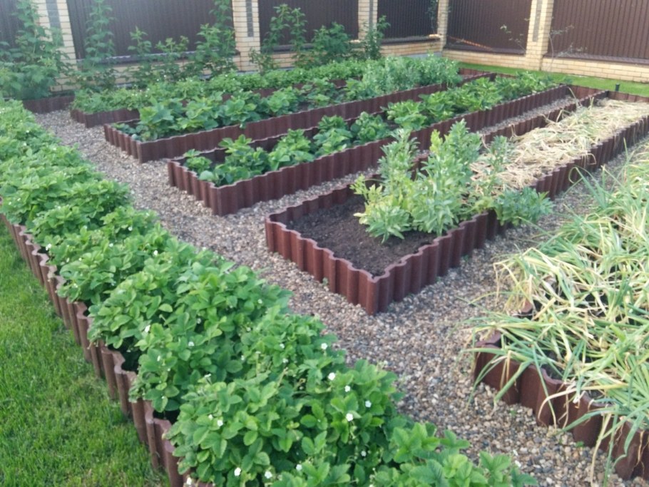 Ограда для грядок