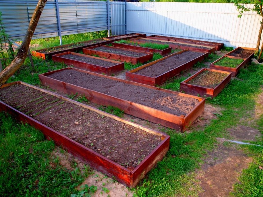 Грядки из досок