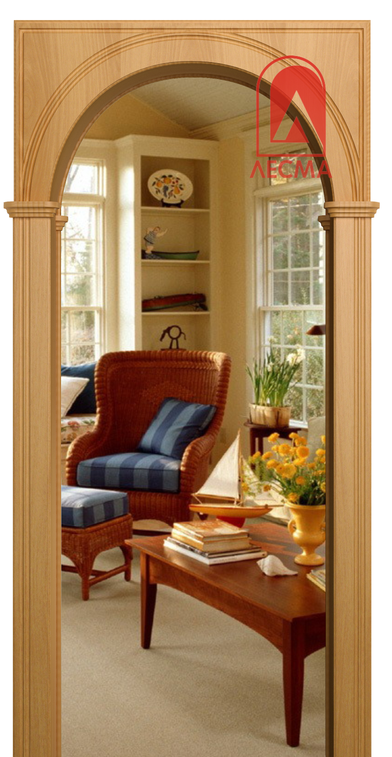 Арка Палермо белый ясень