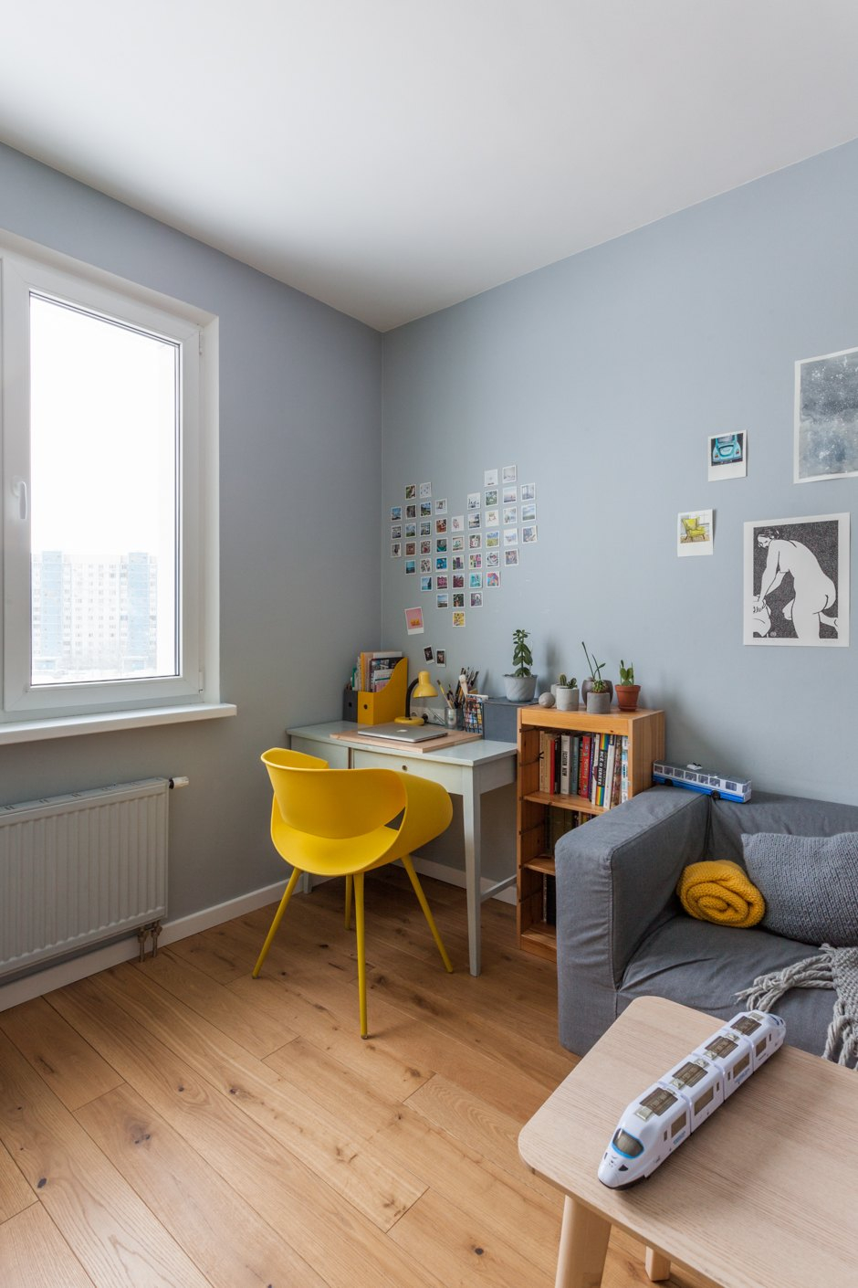 Детская комната хрущевка в скандинавском стиле