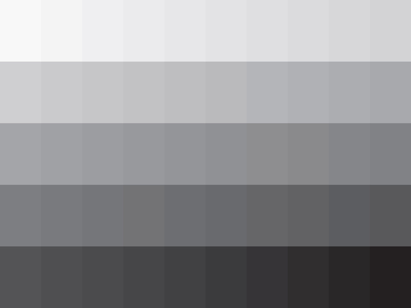 Оттенки серого цвета