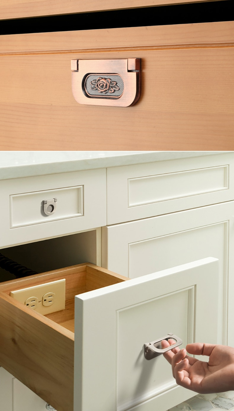 Потайные ручки для ящиков
