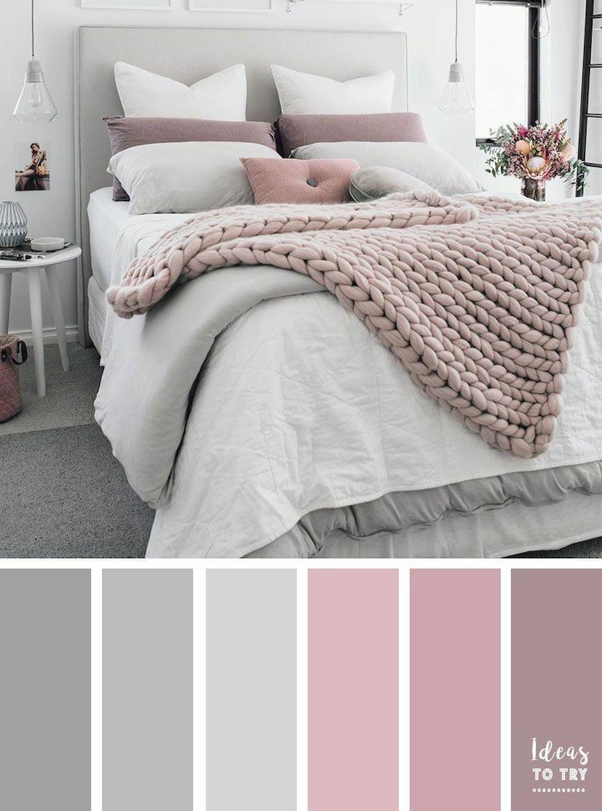 Серое с розовым сочетается. Цветовая палитра для спальни. Сочетание розового и серого. Пыльный розовый цвет в интерьере. Сочетание розового и серого палитра.