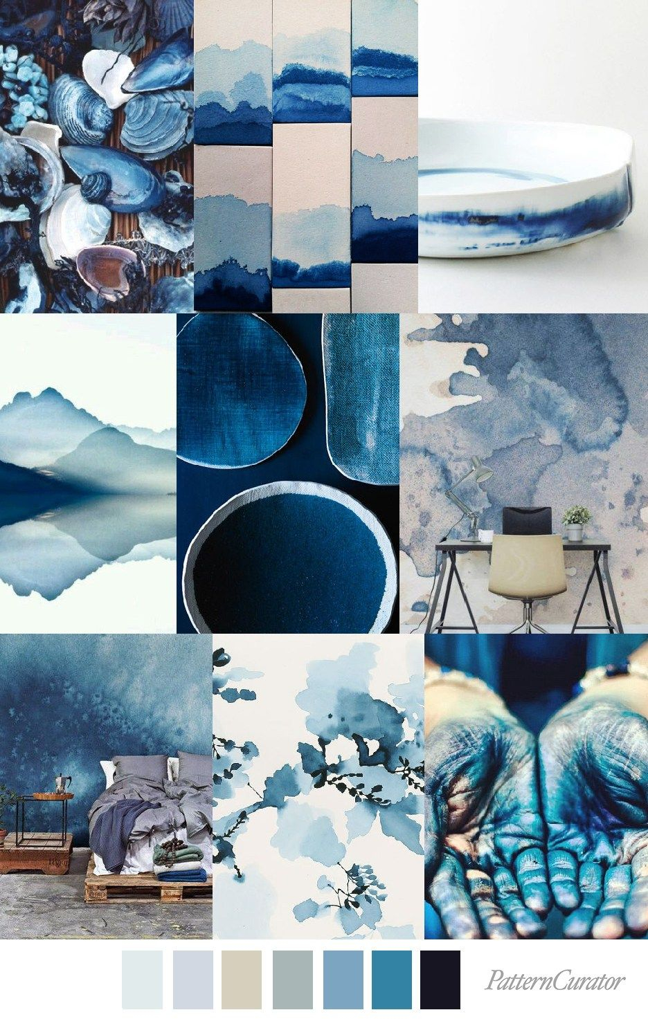 Сочетание цветов мудборд