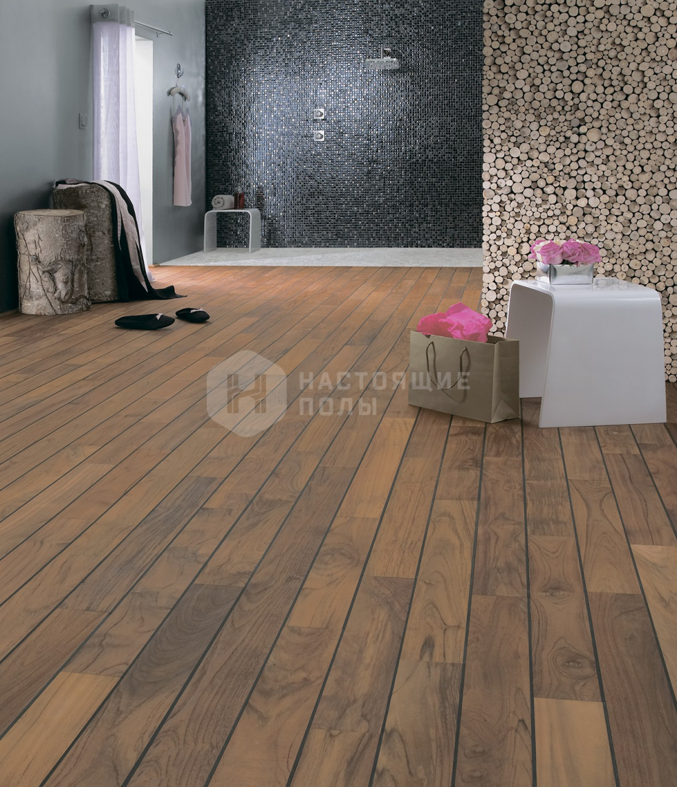 Паркет для влажных помещений Navylam+ тик 300 – 1200×88×9