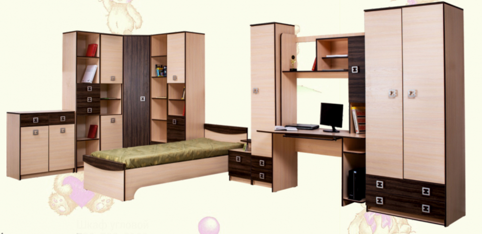 Пегас мебель комплект для жилой комнаты