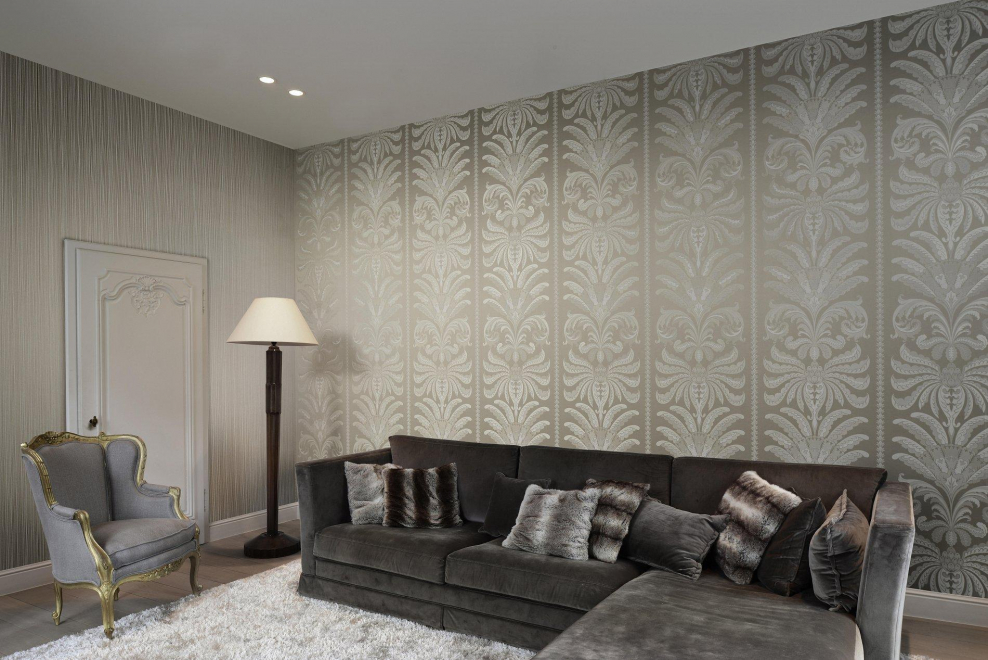 Обои Вернисаж компаньоны в интерьере