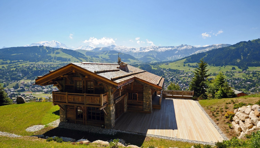 Домики Шале в Альпах