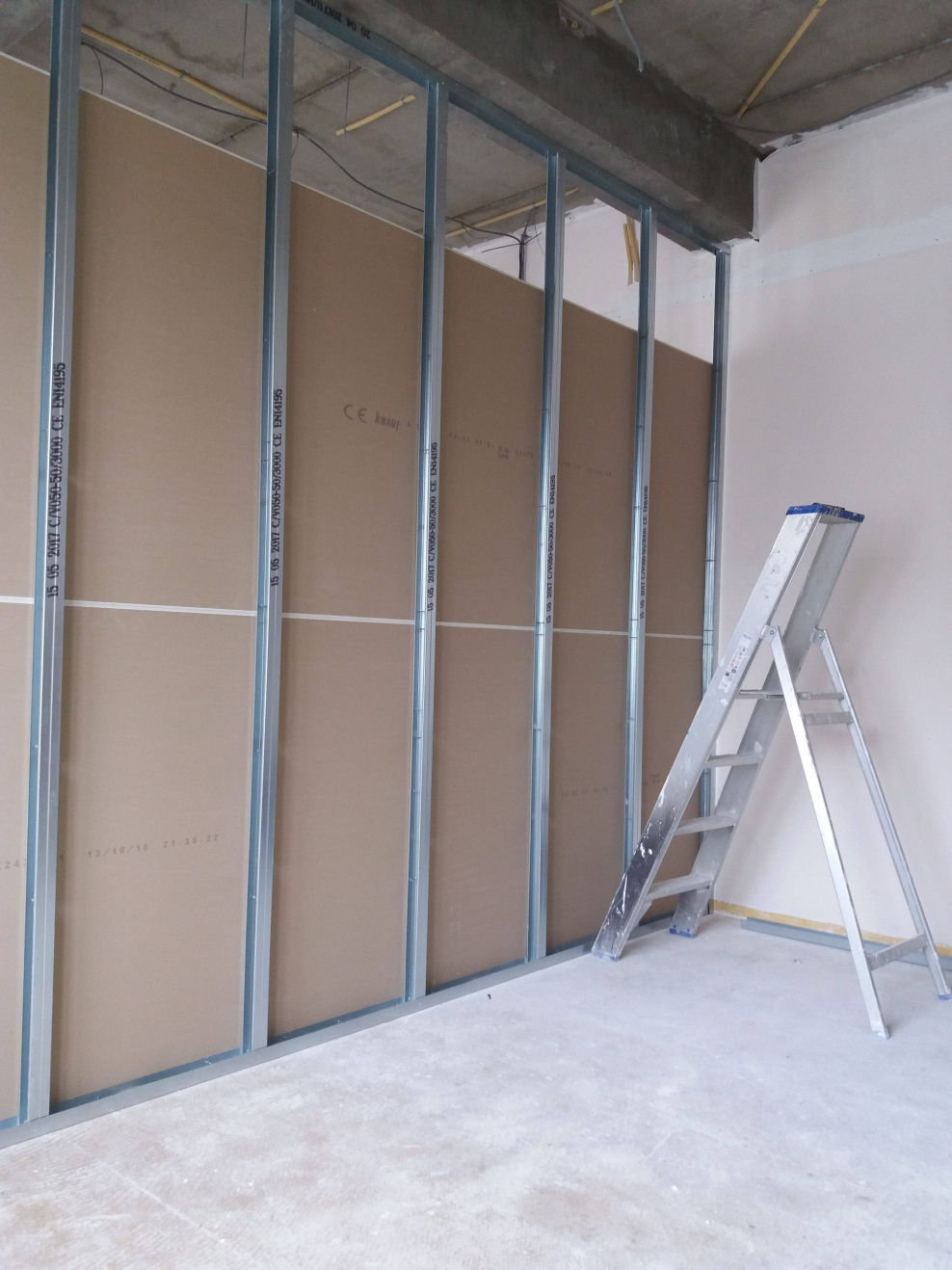 Перегородка гипсокартон