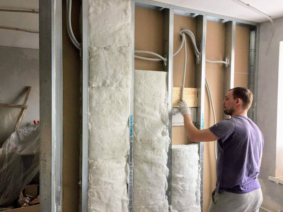 Шумоизоляция стен