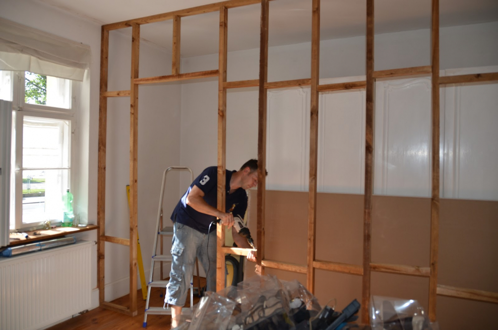 Межкомнатные перегородки из ДВП