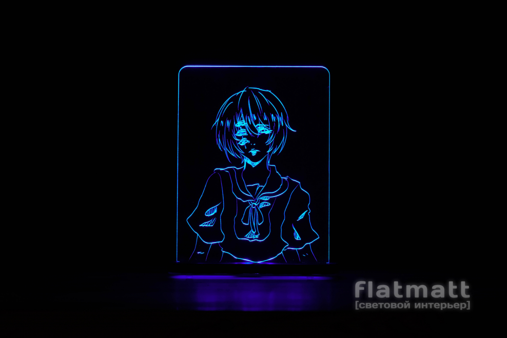 Розовая Луна светодиодная.