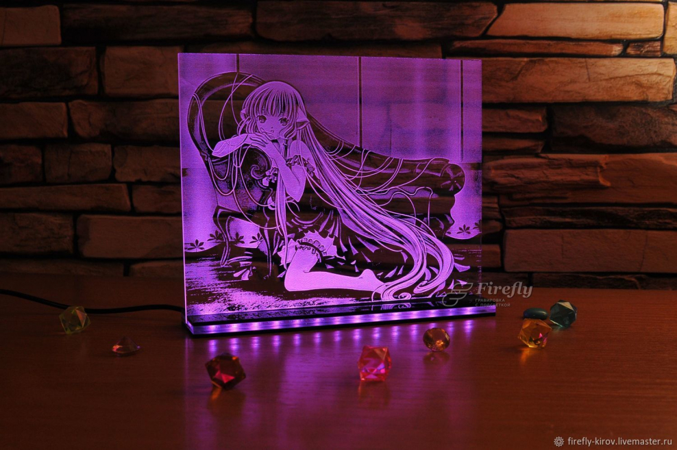 Неоновая 02 аниме светильник