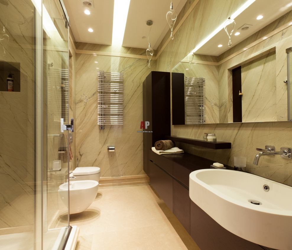 Элитная ванная комната в квартире