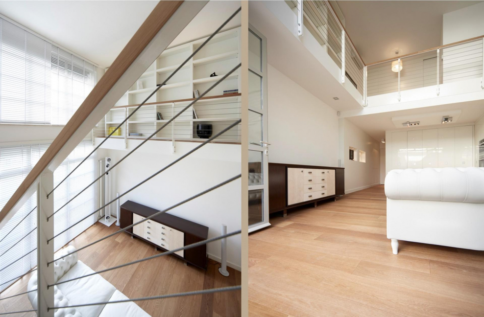 Двухъярусные квартиры 90 кв