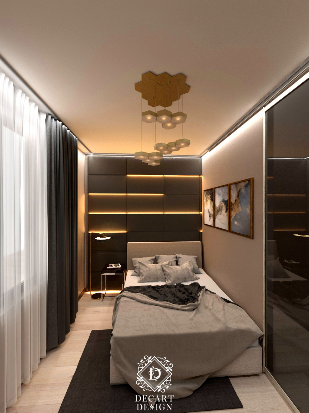 Двухуровневый потолок Неоклассика