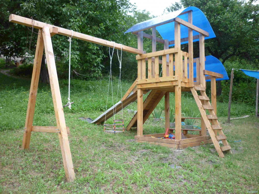 Самодельные детские площадки