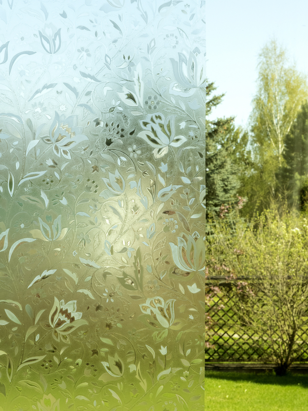 Витражная самоклеющаяся статическая пленка film с 3d-эффектом l003