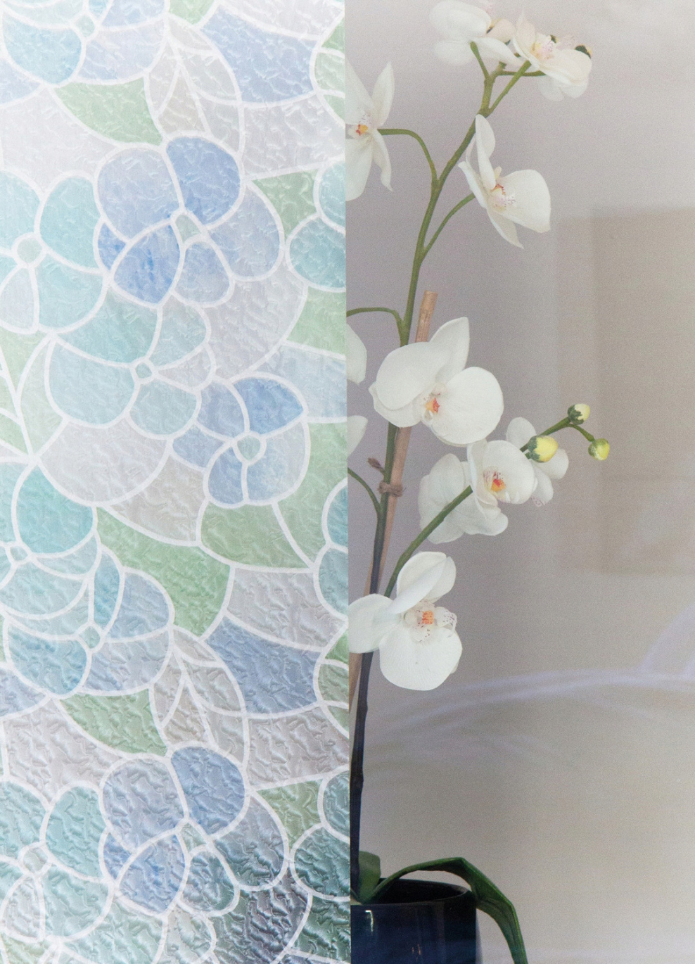 Пленка самоклеющаяся листья