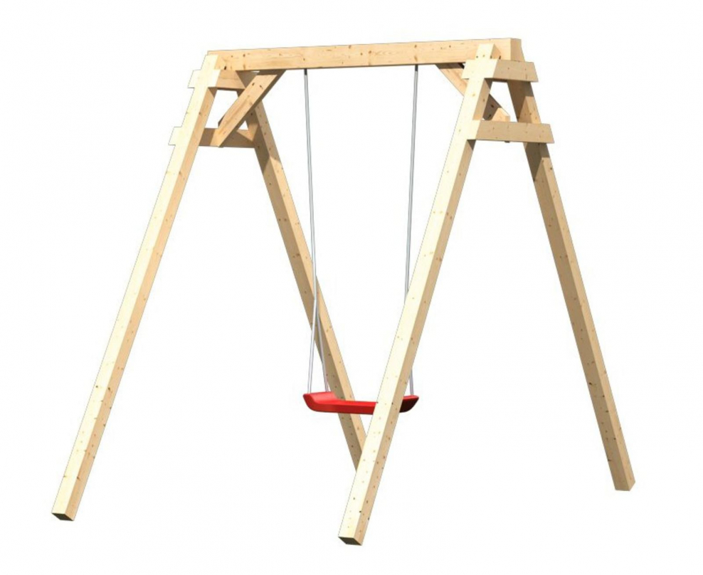 Качели из бруса 100х150