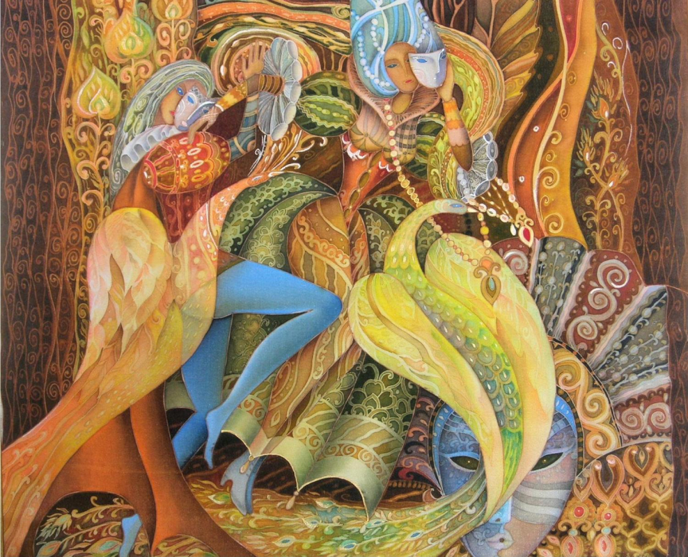 Тощева Елена художник по батику