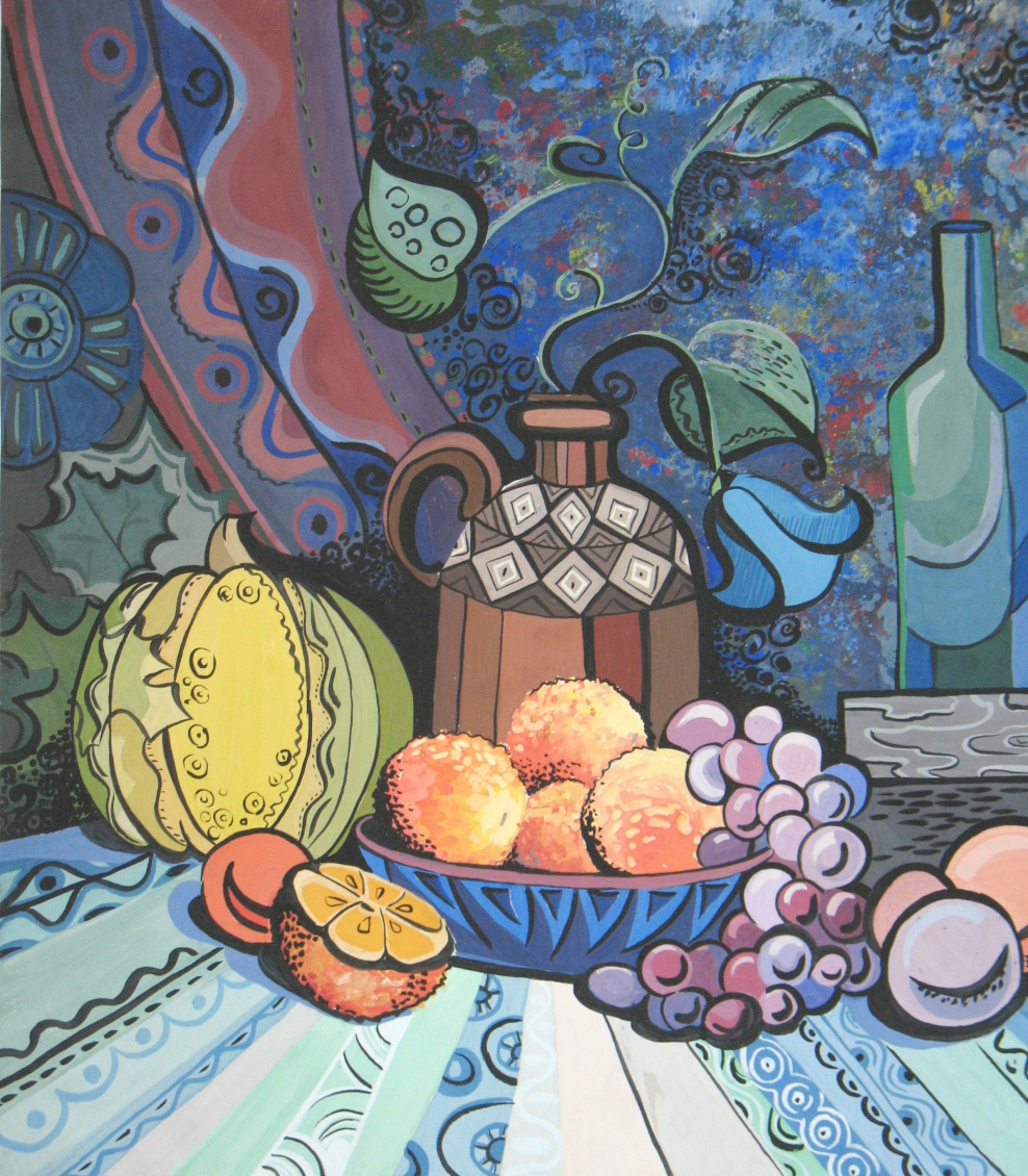 Декоративная композиция натюрморт