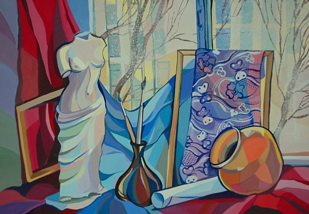 Декоративный натюрморт Строгановка