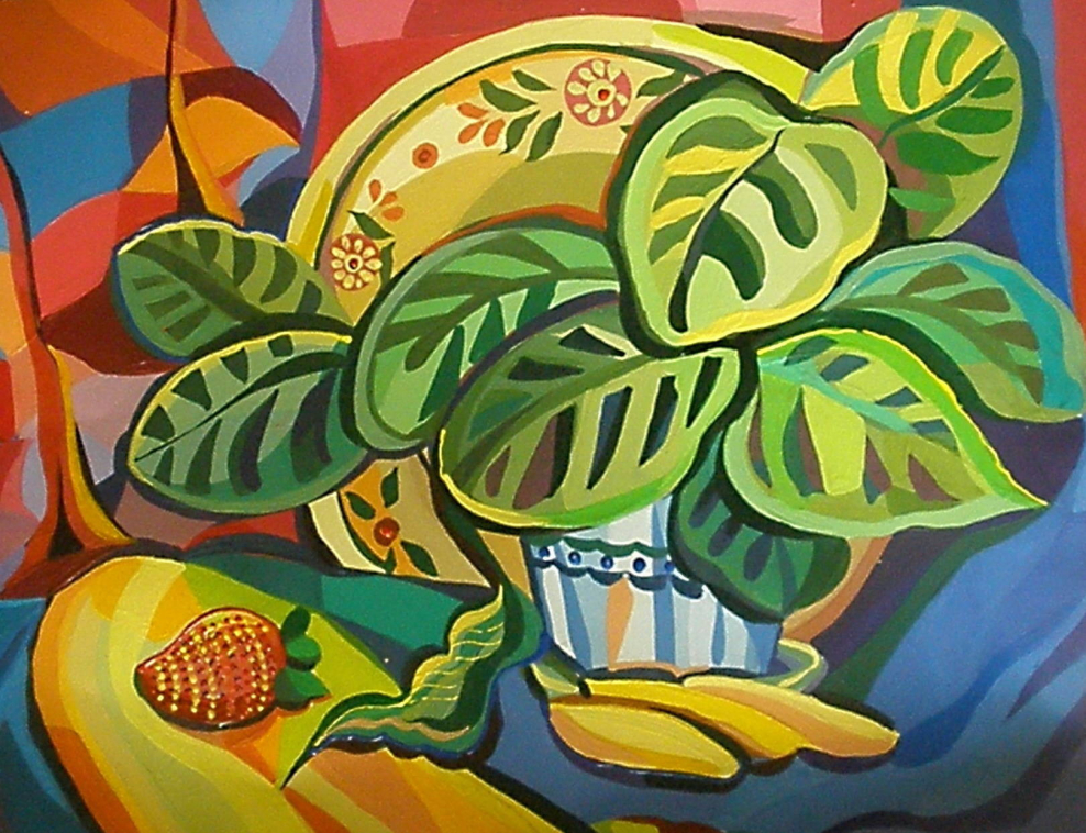 Декоративная живопись гуашью