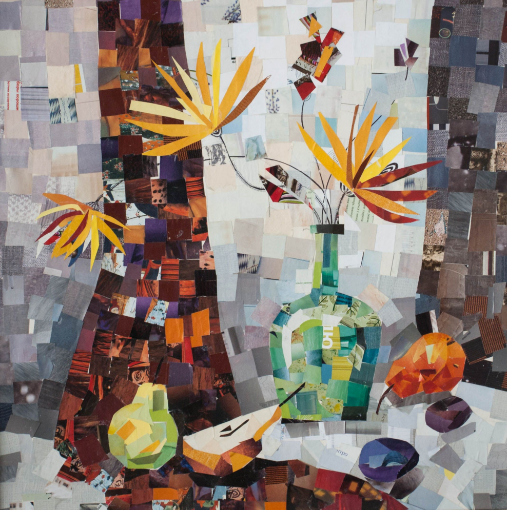 Натюрморт в технике коллаж