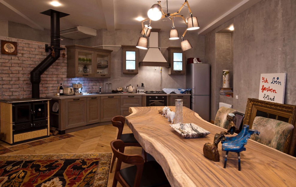 Брутальные кухни в квартире