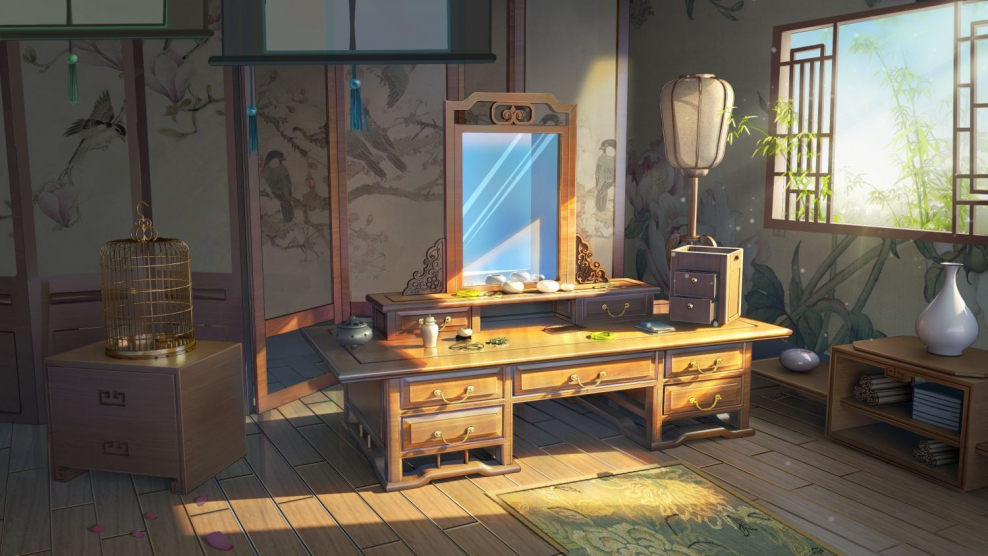 Рабочий стол комната 3д