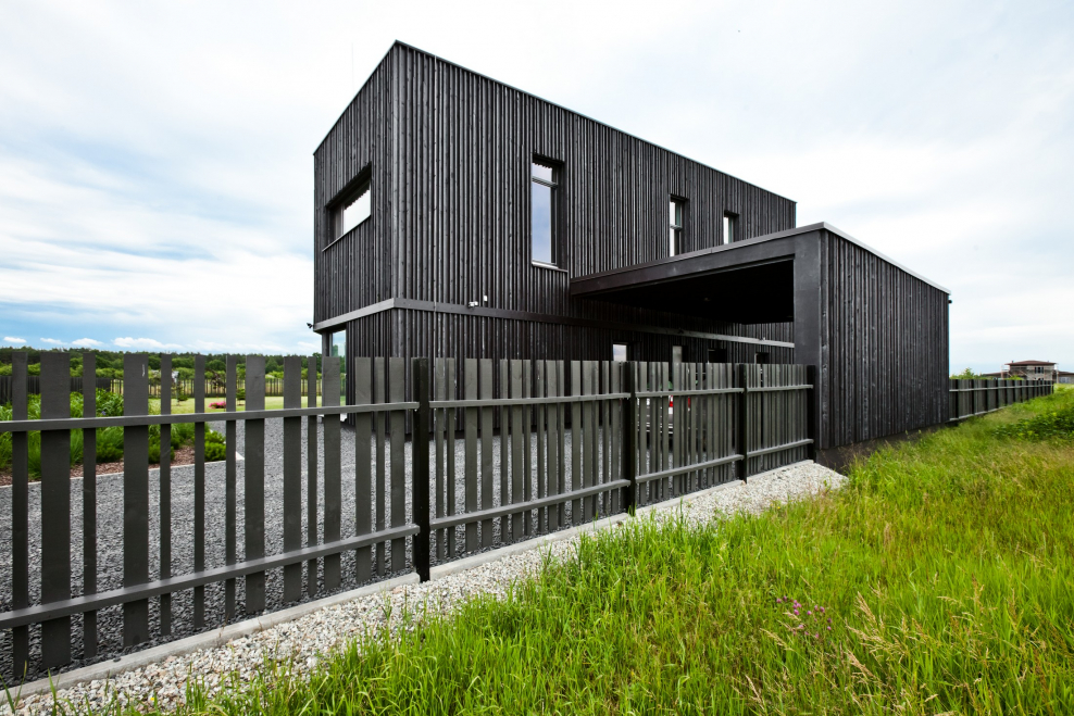 Забор в скандинавском стиле