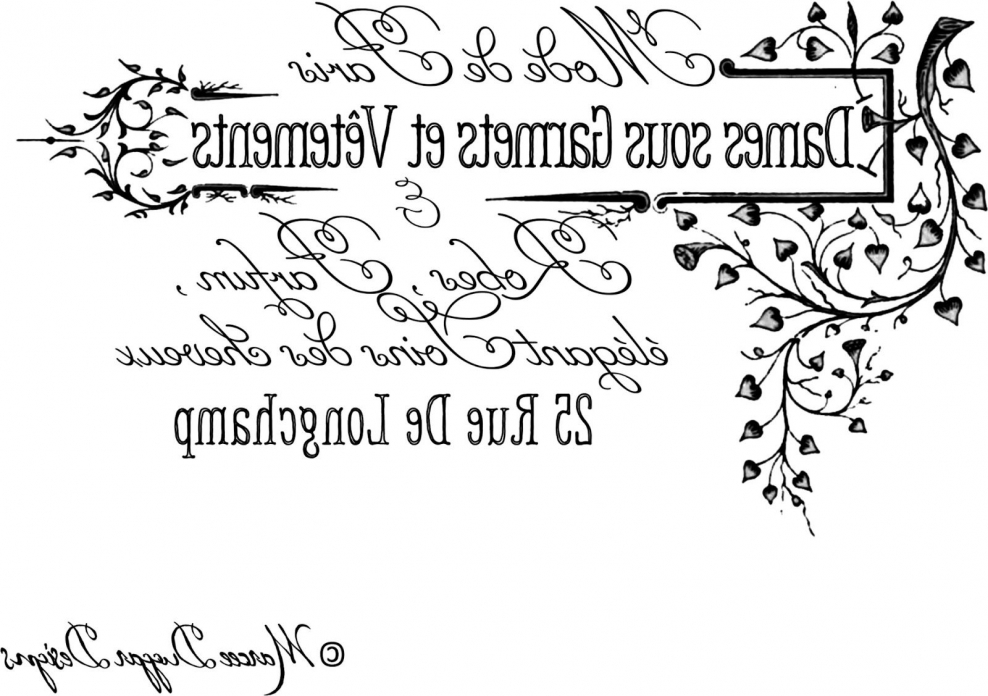 Надписи для декупажа черно-белые