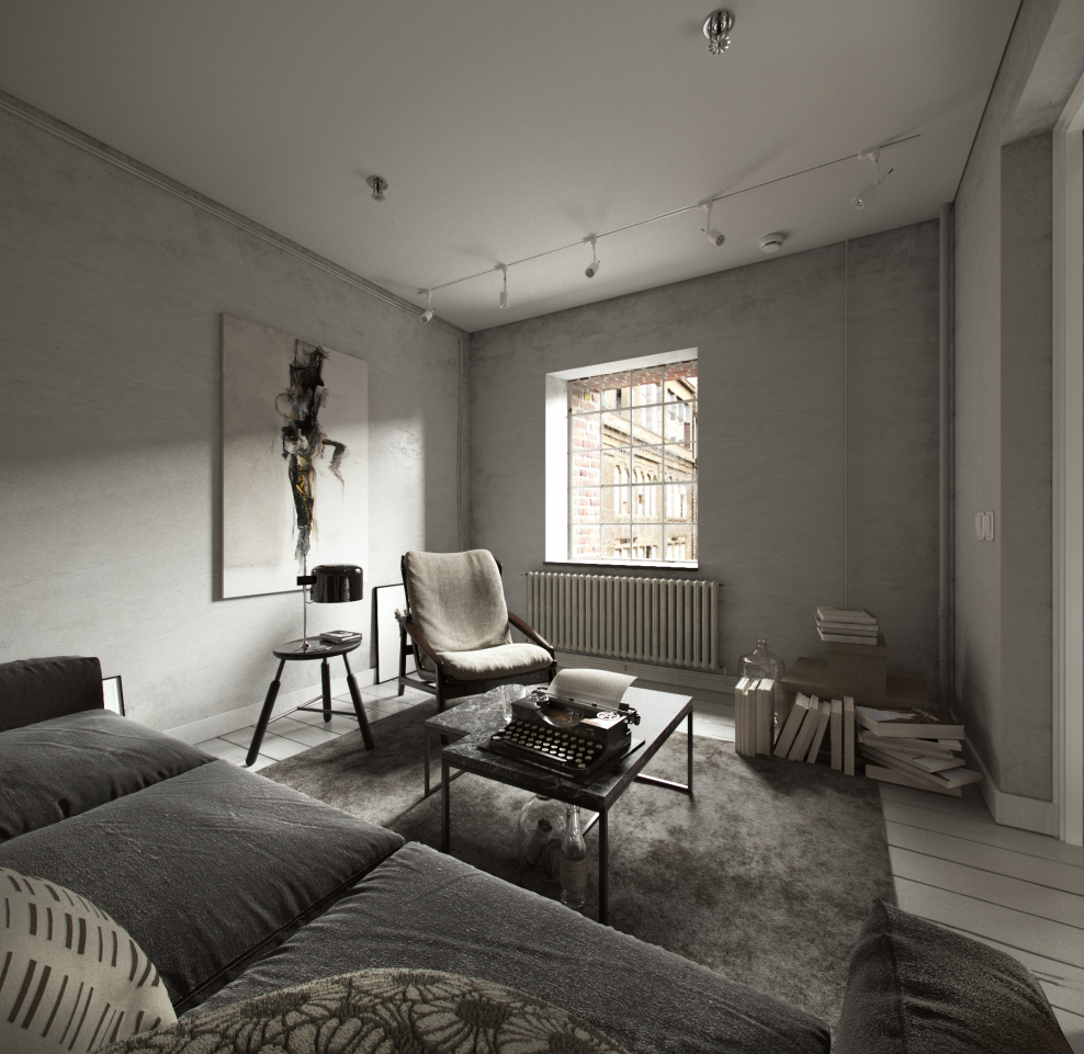 Французский лофт интерьер в квартире