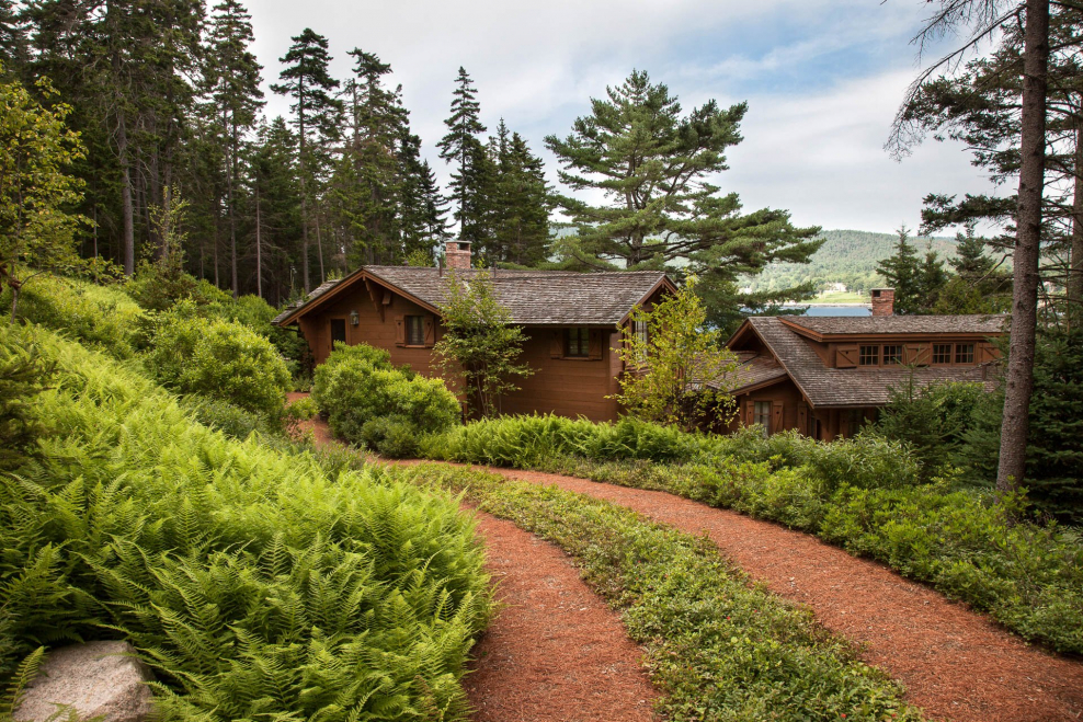 Сад в стиле Шале