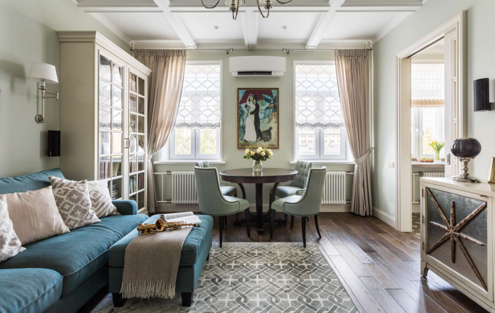 Гостиная в сталинском стиле