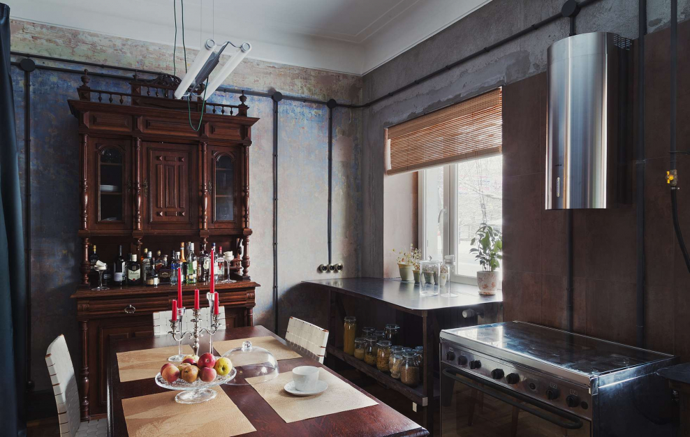 Кухня в сталинском стиле